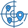 Precise alarm location mapping